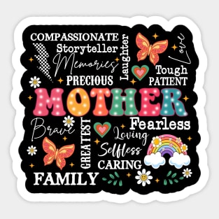 Retro Mother, She is Mom, Blessed Mom, Mom, Mom Life, Mothers Day Sticker